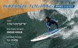Touring Inflatable Paddle Board SUP – Includes Paddle, Backpack, Pump & Leash