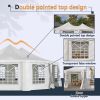 Heavy-Duty Outdoor Party Tent – Wedding Canopy with Storage Bags