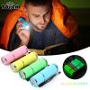 9 Mini LED Glow In Dark Flashlights