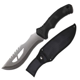 Day Zero Survival 15" Tactical Fixed Blade Hunting Bowie Machete Knife – 6 Blade Style Options (Design: 4)