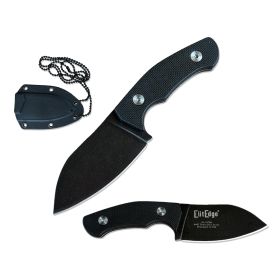 Day Zero Survival 5.5" Military Combat Tactical EDC Neck Knife – Multiple Colors (Color: Black)
