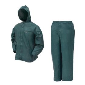Frogg Toggs Men's Ultra-Lite2 Rain Suit (Color: Green, Size: Large)