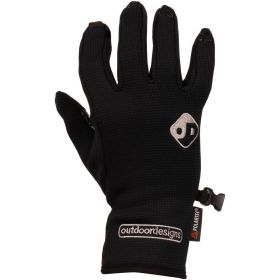 TAKUSTRETCH WOMEN'S WINDPROOF FLEECE GLOVE (Color: Black, Size: medium)