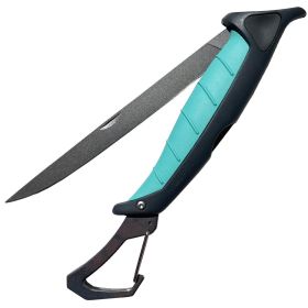Toadfish Stowaway Folding Fillet Knife w/Built-In Carabiner (Size: 7")