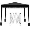 10'x10' EZ Pop Up Canopy with 4 Removable Sidewalls, Carry Bag & Weight Bags