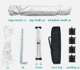 10'x10' EZ Pop Up Canopy with 4 Removable Sidewalls, Carry Bag & Weight Bags